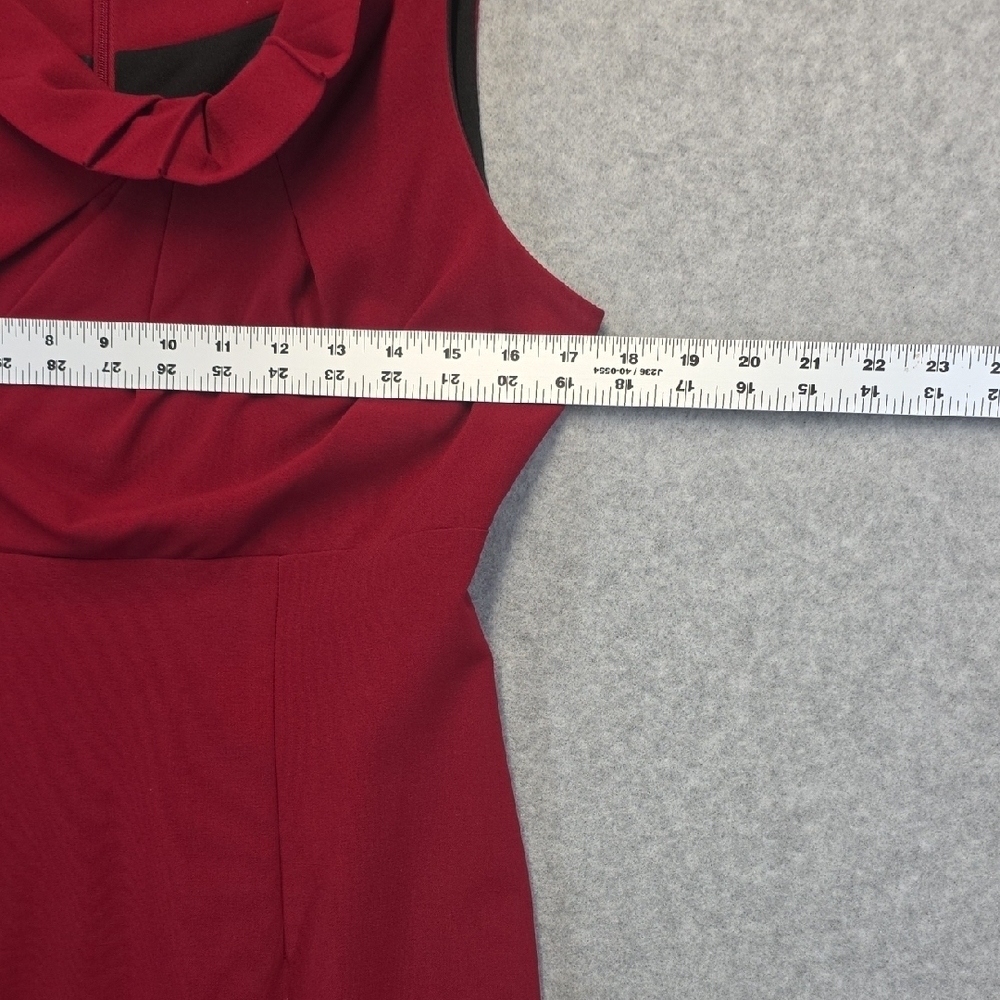 Jones Wear Red Sheath Dress Size 4 - Picture 3 of 9